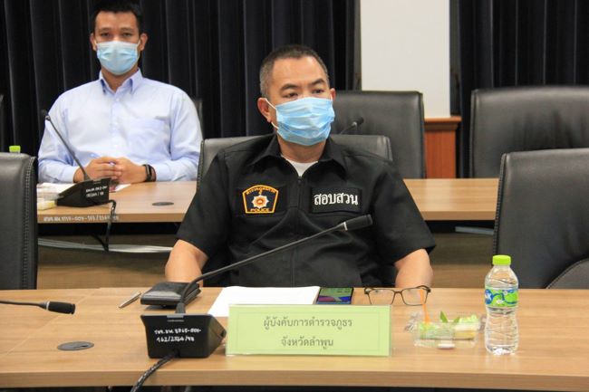 ลำพูน – ประชุมคณะกรรมการโรคติดต่อจังหวัด ป้องกันและแก้ไขปัญหาการแพร่ระบาดของโควิด-19