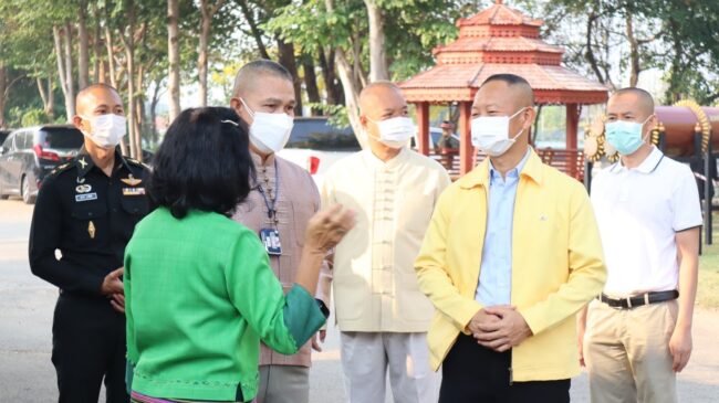 ลำปาง-ผบ.มทบ.32 ร่วมพิธีวันพญาวันตามรอยธรรมหลวงพ่อเกษม เขมโก