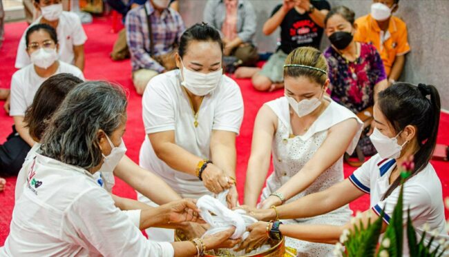 นครนายก – วัดธรรมปัญญา จัดพิธีสวดมหาพุทธาภิเษก สวดเสริมสิริมงคล ขอพรหลวงพ่อเสาร์ 5 ศักดิ์สิทธิ์ทุกวันเสาร์