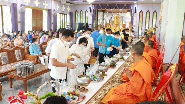 สมุทรสงคราม-จัดโครงการ ชูธรรมนำชีวิต ส่งเสริมการทำดำเนินงานตามหลัก “บวร” บวร วัด ราชการทุกภาคส่วน