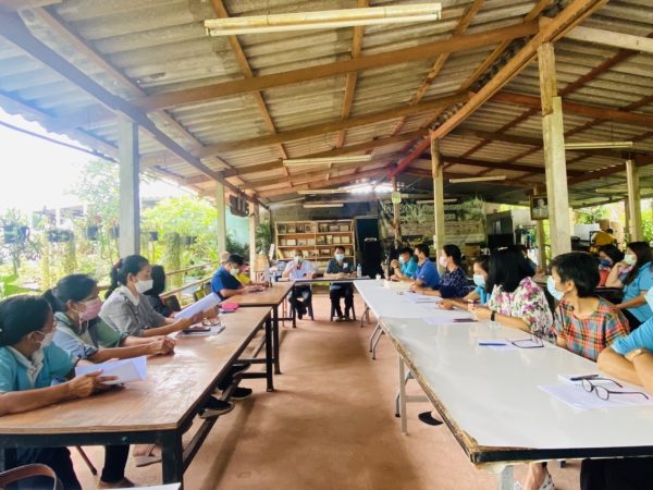 สมุทรสงคราม-สำนักงานเกษตรจังหวัดสมุทรสงคราม จัดประชุมเชื่อมโยงการดำเนินงานคณะกรรมการเครือข่าย ศพก. และแปลงใหญ่ระดับจังหวัด