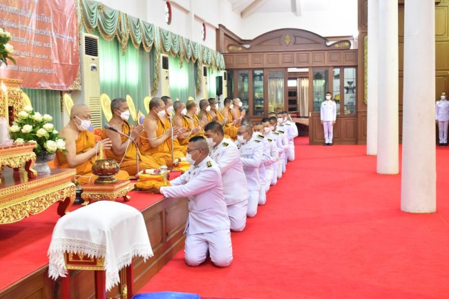 ปทุมธานี จัดพิธีเจริญพระพุทธมนต์เฉลิมพระเกียรติสมเด็จพระเจ้าน้องนางเธอ เจ้าฟ้าจุฬาภรณวลัยลักษณ์ อัครราชกุมารี กรมพระศรีสวางควัฒน วรขัติยราชนารี เนื่องในโอกาสวันคล้ายวันประสูติ ๔ กรกฎาคม ๒๕๖๕