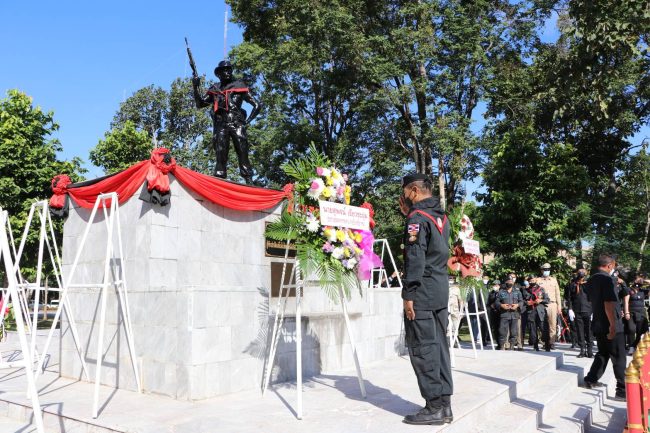 กรมทหารพรานที่ 26 ค่ายปักธงชัย ประกอบพิธีสดุดีวีรกรรม เหล่าอาสาสมัครทหารพราน เนื่องในวันสถาปนาเหล่าทหารพราน ครบรอบปีที่ 44