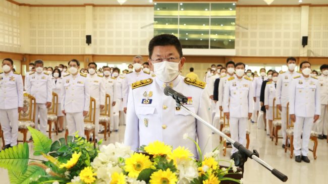 สมุทรสงคราม-จัดพิธีวางพวงมาลาถวายราชสักการะพระบรมสาทิสลักษณ์ สมเด็จพระนารายณ์มหาราช เพื่อสดุดีเทิดพระเกียรติในโอกาสครบรอบวันสวรรคต