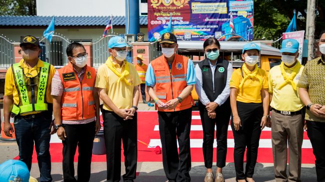 สุโขทัย-จัดกิจกรรม “รณรงค์ลดอุบัติเหตุบริเวณทางข้าม” ด้วยจุดเด่นระวังเหตุร้าย