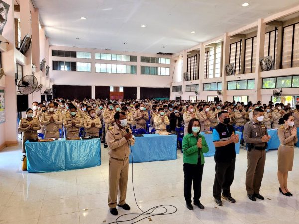 มุกดาหาร -การประชุมประจำเดือน กำนัน ผู้ใหญ่บ้าน แพทย์ประจำตำบล สารวัตรกำนัน ผู้ช่วยผู้ใหญ่บ้านฝ่ายปกครอง ผู้ช่วยผู้ใหญ่บ้านฝ่ายรักษาความสงบ อำเภอเมืองมุกดาหาร จังหวัดมุกดาหาร