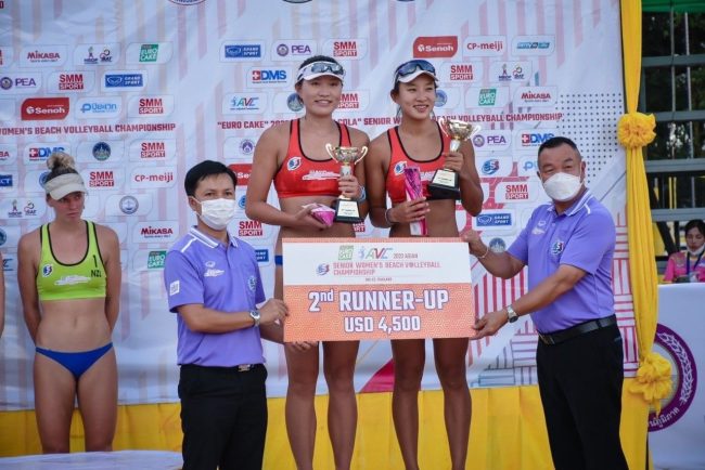 ร้อยเอ็ด-ปิดการแข่งขัน วอลเล่บอลชายหาดนานาชาติ “PPTV” 2022 Asian “Est Cola” Senior Women’s Beach Volleyball Championship