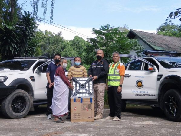 “VR ทางหลวง” ร้อยดวงใจมอบแสงไฟสู่แดนไกล”สำนักปฏิบัติธรรมแม่ชีจามเทวี” เชียงใหม่