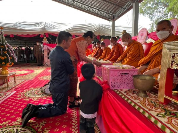 หม่อมเจ้าอุทัยกัญญา ภาณุพันธุ์ เสด็จเป็นองค์ประธานพิธีสมโภชน์ ศาลปู่ตาอุปฮาดราชวงศ์ อ.เมือง จ.มุกดาหาร