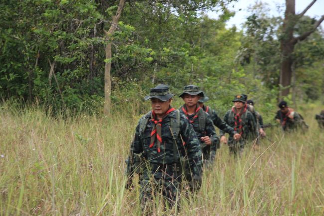 สตูล ทหารจัดชุดลาดตระเวนร่วม ไทย-มาเลเซีย ลาดตระเวนช่องทางธรรมชาติ