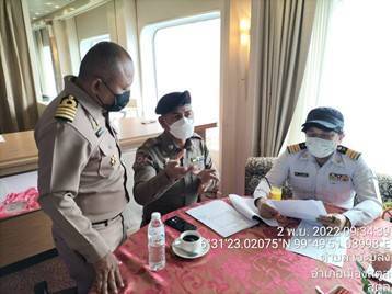 สตูล ศรชล.จังหวัดสตูลตรวจเรือสำราญกีฬา (ครุยส์) ขนาดใหญ่ เดินทางมาจากเมืองท่าปีนัง ประเทศมาเลเซีย