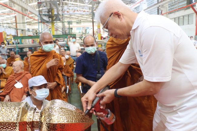 สมุทรปราการ- “พระเกจิสายกรรมฐาน” ร่วมพิธีตรึงหมุดมณฑป ครอบครัว “จิรรัตน์จรัสธร” ร่วมสร้างถวายอดีตพระเกจิชื่อดังแห่งเชียงใหม่ “หลวงปู่สังข์” สังกิจฺโจ