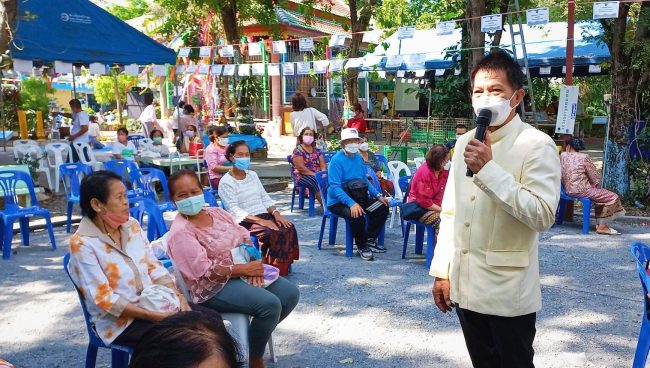 ปทุมธานี หมู่บ้านพฤกษา 20 ทำพิธี บวงสรวงหลวงพ่อพุทธโสธร (องค์จำลอง)