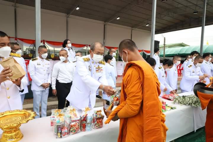 ปทุมธานี จัดพิธีเจริญพระพุทธมนต์ และพิธีตักบาตรพระสงฆ์ เนื่องในโอกาสวันคล้ายวันประสูติ สมเด็จพระเจ้าลูกเธอ เจ้าฟ้าพัชรกิติยาภา นเรนทิราเทพยวดี กรมหลวงราชสาริณีสิริพัชร มหาวัชรราชธิดา 7 ธันวาคม 2565