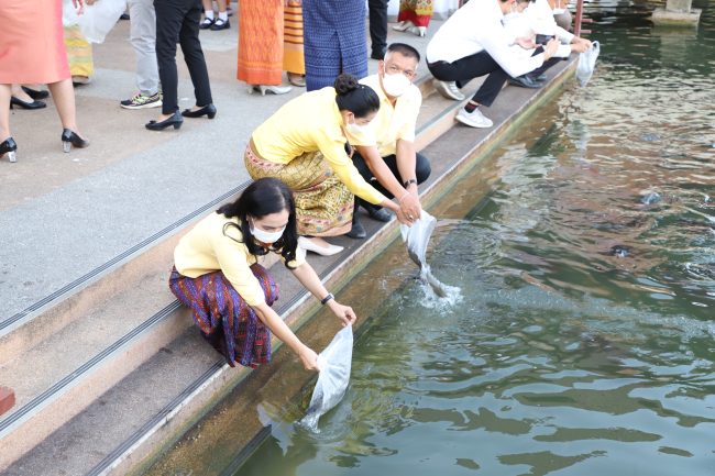 เพชรบูรณ์- ปล่อยปลาถวายเป็นพระราชกุศลแด่สมเด็จพระเจ้าลูกเธอ เจ้าฟ้าพัชรกิติยาภาฯ