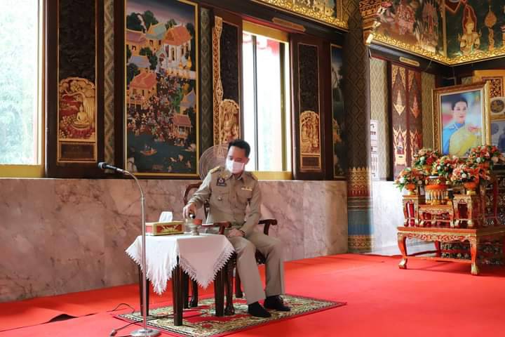 ปทุมธานี พระบาทสมเด็จพระเจ้าอยู่หัว ทรงพระกรุณาโปรดเกล้าฯ พระราชทานภัตตาหารถวายแด่พระภิกษุ สามเณร ผู้เข้าสอบบาลีสนามหลวง จังหวัดปทุมธานี