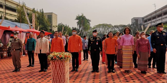 เชียงใหม่-โรงเรียนกาวิละวิทยาลัย จัดพิธีเทิดพระเกียรติพระเจ้ากาวิละ และพิธีทอดผ้าป่าสามัคคี ประจำปี2566