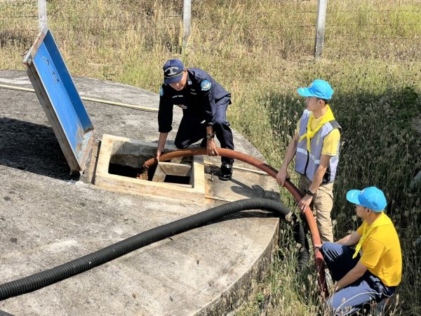 พิษณุโลก กองบิน ๔๖ ขจัดอุบัติภัย บรรเทาภัยแล้ง” ศูนย์บรรเทาสาธารณภัย กองบิน ๔๖ ลงพื้นที่ตำบลบ้านป่า อำเภอเมือง จังหวัดพิษณุโลก ช่วยเหลือพี่น้องประชาชน