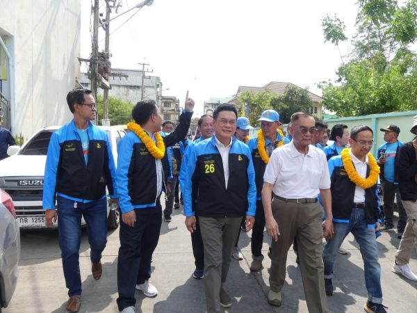 สระบุรี/หัวหน้าพรรคประชาธิปัตย์ ลงพื้นที่ช่วยลูกพรรคหาเสียงในจังหวัดสระบุรี “ทุกนโยบาย เราทำได้ คำไหน คำนั้น”