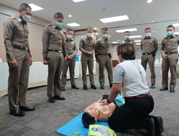 โรงพยาบาลพญาไท 3 จัดอบรมการปฐมพยาบาล CPR ช่วยชีวิตขั้นพื้นฐาน แก่ข้าราชการตำรวจนครบาล 9 …………