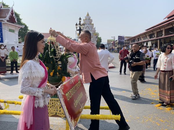 ลำปาง-กอ.รมน.ร่วมงานบวงสรวงเจ้าพ่อหลักเมืองและ สืบชาตาเมืองลำปาง ประจำปี 2566