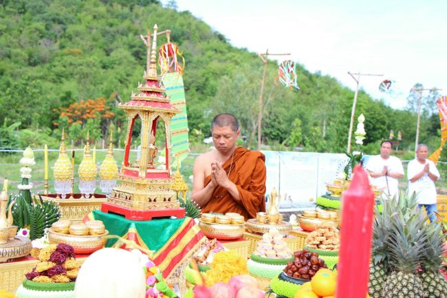 ลพบุรี เส้นใยฝ้าย สายใยบุญ จุลกฐิน ประชาชนเดินทางร่วมงานฯ