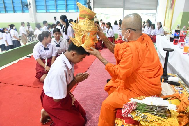 สุโขทัย-โรงเรียนเทศบาลสวรรคโลกประชาสรรค์ จัดพิธีไหว้ครูนาฏศิลป์และดนตรีประจำปี