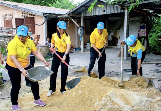 สระบุรี/อำเภอมวกเหล็กจัดโครงการสร้าง ซ่อมแซม ปรับปรุง บ้านผู้ยากไร้ งบประ มาณ เหล่ากาชาดจังหวัดสระบุรี