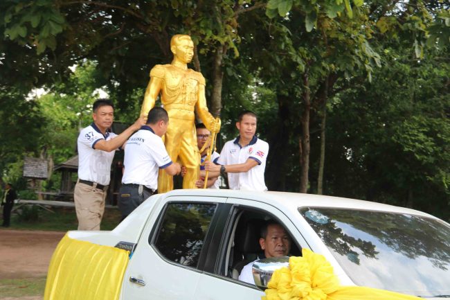 กาฬสินธุ์อัญเชิญบวงสรวงพระรูปเหมือนกรมหลวงชุมพรเขตอุดมศักดิ์ฮือฮาเลขเด็ด