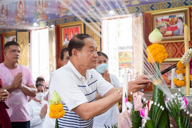 นครนายก – วัดธรรมปัญญา สวดมหาพุทธาภิเษก , สวดเสริมดวง เสริมทรัพย์ เสริมสิริมงคล หน้าที่การงาน นั่งปรก 5 รูป