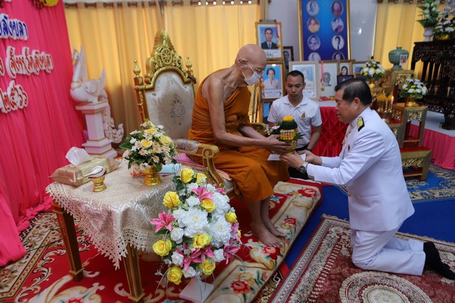 นิพนธ์ เป็นประธานฉลองพัดยศ รองเจ้าคณะอำเภอเมืองสงขลา วัดเขาแก้ว ส.ส.สรรเพชญ พุทธศาสนิกชนจำนวนมากร่วมพิธีฯ