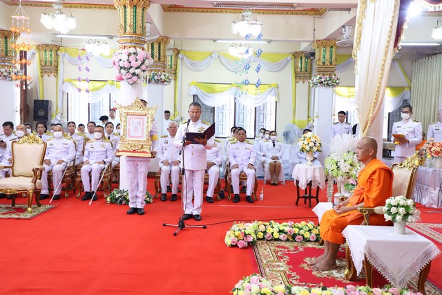 เพชรบูรณ์- คณะสงฆ์จัดพิธีต้อนรับสัญญาบัตรพัดยศพระราชพัชรธรรมเมธี เจ้าคณะจังหวัดเพชรบูรณ์ (ม)