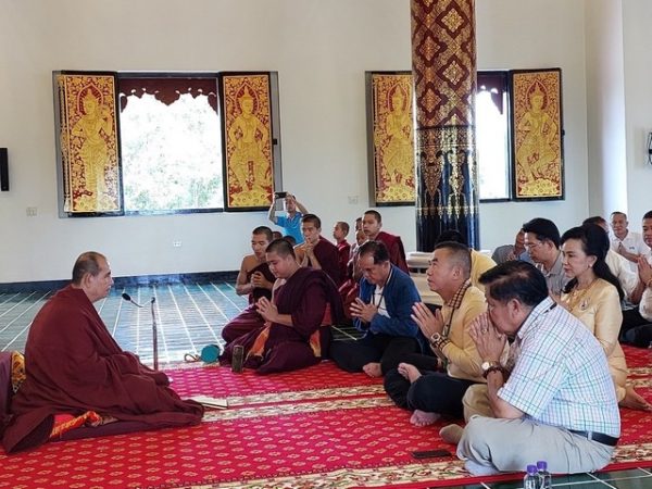 พระครูบาบุญชุ่ม ญาณสํวโร อรัญวาสีภิกขุ ปวารณาเข้าพรรษา ณ วัดพระธาตุดอยเวียงแก้ว อ.เชียงแสน จว.เชียงราย