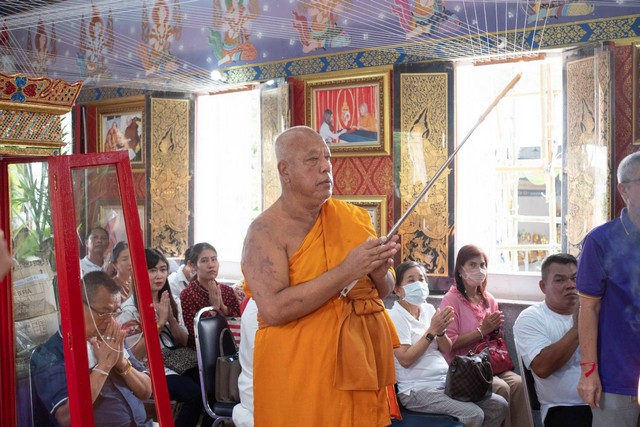 นครนายก – วัดธรรมปัญญา สวดมหาพุทธาภิเษก , สวดเสริมดวง เสริมทรัพย์ เสริมสิริมงคล หน้าที่การงาน นั่งปรก 5 รูป