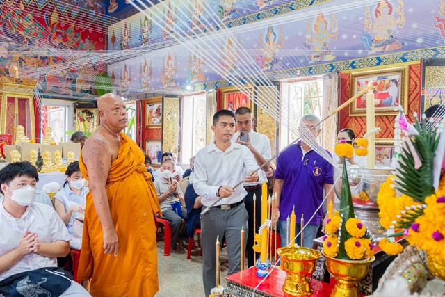 นครนายก – วัดธรรมปัญญา สวดมหาพุทธาภิเษก , สวดเสริมดวง เสริมทรัพย์ เสริมสิริมงคล หน้าที่การงาน นั่งปรก 5 รูป