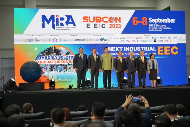 ศูนย์ประชุมและแสดงสินค้านานาชาตินงนุชพัทยาพร้อมเปิดงาน MIRA และ SUBCON EEC 2023 พบผู้ซื้อรายใหญ่ เสริมแกร่งผู้ประกอบการในพื้นที่ EEC สร้างมูลค่าการเชื่อมโยงธุรกิจกว่า 2,000 ล้านบาท