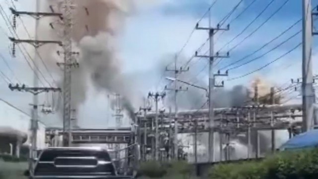 ปราจีนบุรี-เกิดเหตุโรงไฟฟ้าในนิคมอุตสาหกรรม304ระเบิดส่งผลไฟดับทั้งนิคม