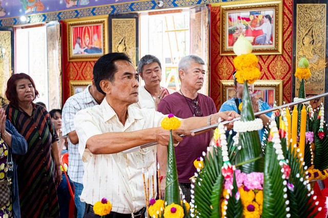 นครนายก – วัดธรรมปัญญา สวดพุทธาภิเษก , สวดเสริมดวง เสริมทรัพย์ เสริมสิริมงคล หน้าที่การงาน นั่งปรก 5 รูป