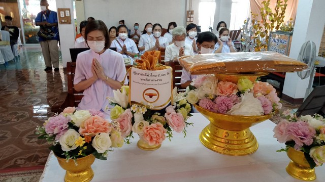 สระบุรี/กฐินสามัคคี และผ้าป่าสามัคคี วัดราษฎร์บำรุง บ้านหมอ ขึ้นรถกระเช้าโปรยทาน แสนบาท