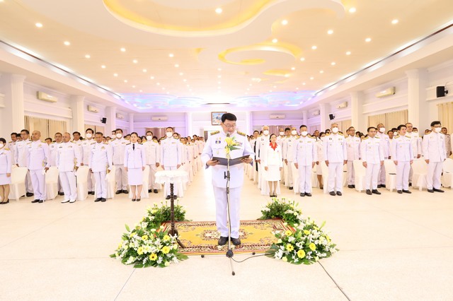 สตูล จัดพิธีวางพานพุ่มถวายราชสักการะพระบาทสมเด็จพระบรมชนกาธิเบศร มหาภูมิพลอดุลยเดชมหาราช บรมนาถบพิตร เนื่องใน “วันพระบิดาแห่งฝนหลวง” ประจำปี 2566