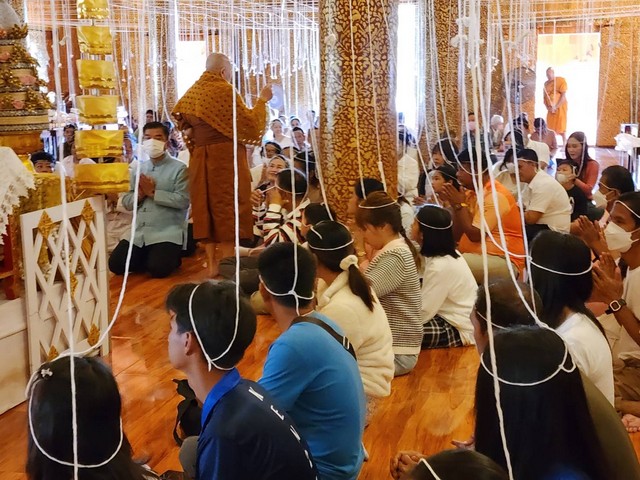 สุโขทัย-วัดพิพัฒน์มงคลสานประเพณีวิถีไทย วิถีพุทธต้อนรับปีใหม่สืบชะตาหลวง ปีใหม่วิถีพุทธรับสิ่งดีงาม รับพร รับบุญ