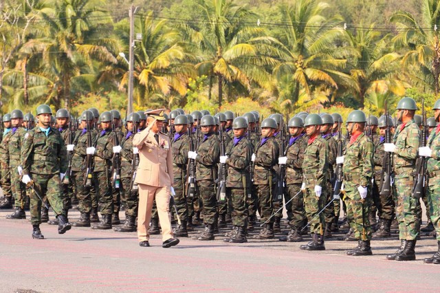 พังงา “พิธีกระทำสัตย์ปฏิญาณตนต่อธงชัยเฉลิมพล เนื่องในวันกองทัพไทยประจำปี 2567”