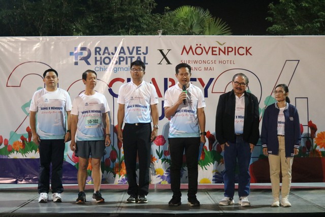 เชียงใหม่-วิ่งการกุศล Rajavej x Movenpick Charity Run 2024 ช่วยแก้ไขปัญหาฝุ่นควันในจังหวัดเชียงใหม่