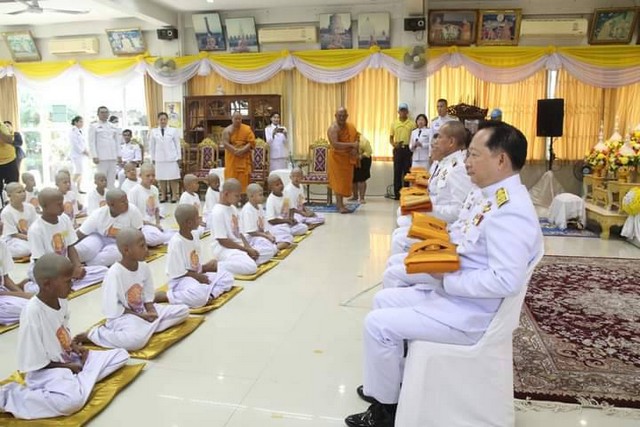 ปทุมธานี จัดบรรพชาสามเณรภาคฤดูร้อน เฉลิมพระเกียรติพระบาทสมเด็จพระเจ้าอยู่หัว เนื่องในโอกาสมหามงคลเฉลิมพระชนมพรรษา 6 รอบ 28 กรกฎาคม 2567