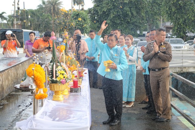 เลย-จัดแถลงข่าวงานสืบสานประเพณีบุญซำฮะ สักการะศาลหลักเมืองเจ้าพ่อกุดป่อง และบูชาพญานาคปู่ไหลคำมา ประจำปี 2567 