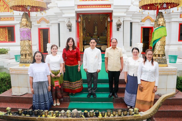 สุโขทัย-จัดพิธีบอกกล่าวพ่อขุนศรีอินทราทิตย์ และพระแม่ย่า ในการจัดงานประเพณีลอยกระทง เผาเทียน เล่นไฟ ประจำปี 2567