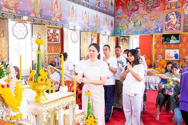 นครนายก – วัดธรรมปัญญา สวดพุทธาภิเษก องค์หลวงพ่อเสาร์ 5 สวดนพเคราะห์ เสริมดวง เสริมทรัพย์ เสริมสิริมงคล หน้าที่การงาน นั่งปรก 5 รูป