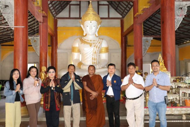 บุรีรัมย์-นิมิต อำไพ สงค์สุข นำคณะสายบุญเตรียมทอดผ้าป่า วัดพุทธบูชาป่าโคกปราสาท บุรีรัมย์ สร้างพระอุโบสถ