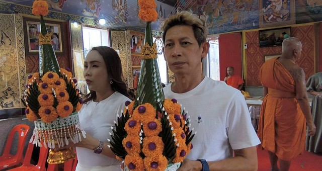 นครนายก – วัดธรรมปัญญา สวดพุทธาภิเษก องค์หลวงพ่อเสาร์ 5 เดือนเมษายน 2568 มี 4 เสาร์ สวดพุทธาภิเษก สวดนพเคราะห์ เสริมดวง เสริมทรัพย์ เสริมสิริมงคล หน้าที่การงาน นั่งปรก 5 รูป