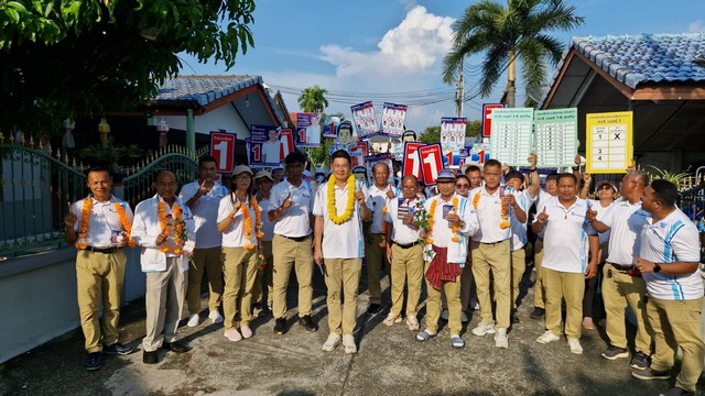 ชลบุรี..นายนราธิป ฟักฤกษ์ (หรือหนึ่ง)ผู้สมัครนายกเทศมนตรีตำบลบางละมุง ในนามกลุ่ม “เรารักษ์บางละมุง”